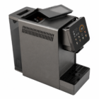 PRIME Ultimo automatic coffee machine with open bean hopper above the built-in grinder